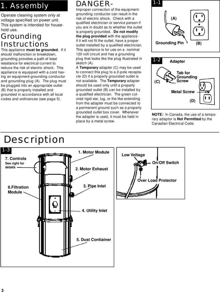 Central Vacuum System Wiring Diagram