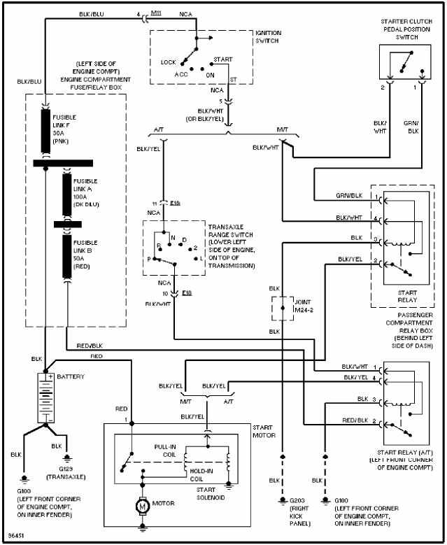 Hyundai Accent 1997 Circuit System Wiring Diagram All about Wiring