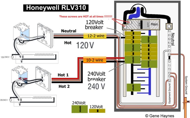 240V Baseboard Heater Wiring Diagram