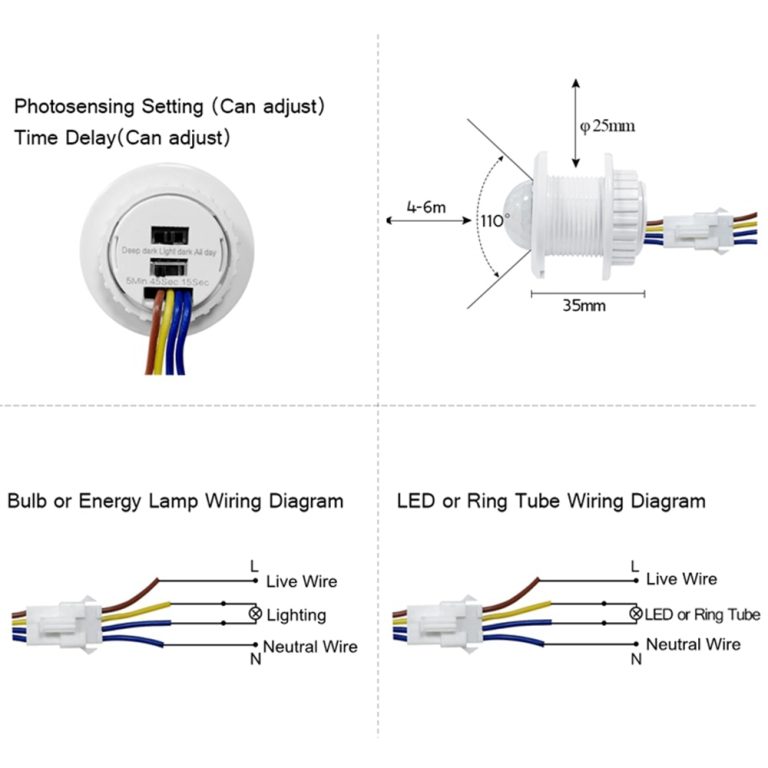 4-Way Motion Sensor Switch Wiring Diagram