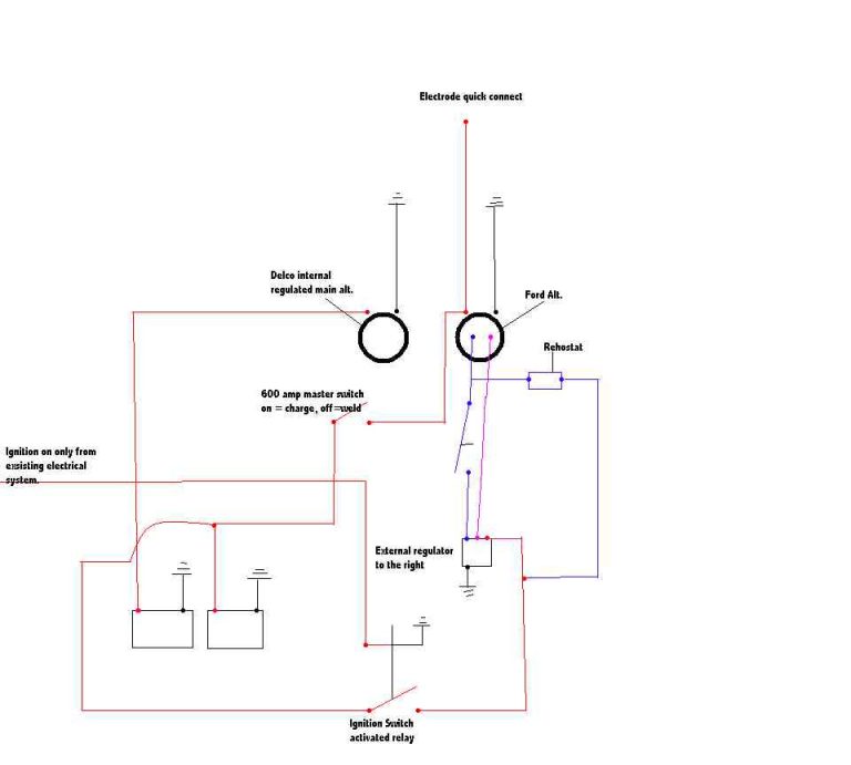 Alternator Welder Wiring Diagram