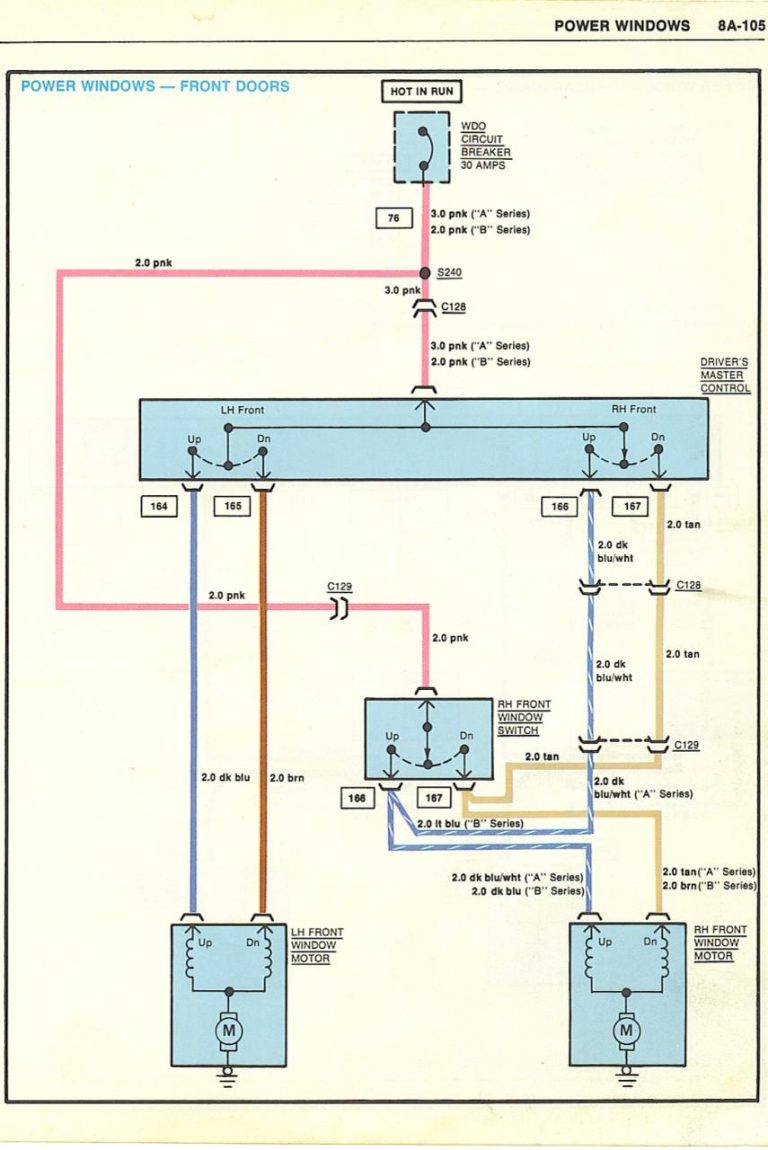 Gm Power Window Wiring Diagram