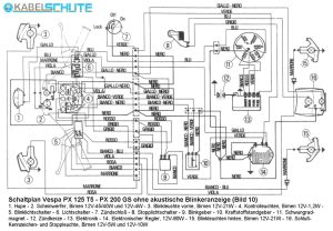 Vespa P125x Wiring Diagram Complete Wiring Schemas