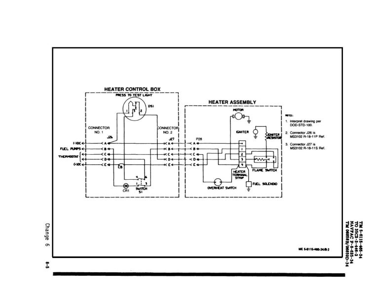 1500 Watt Electric Space Heater Wiring Diagram