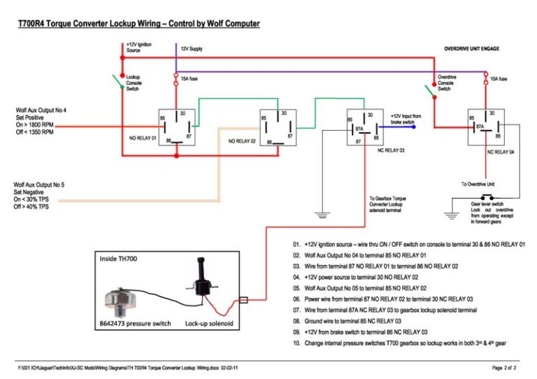 700R4 Lockup Wiring Diagram