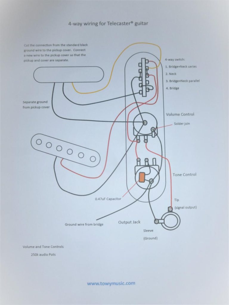 Wiring Diagram Telecaster 3 Way Switch