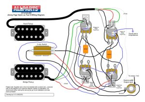 Wiring kit Jimmy Page Les Paul® Style Allparts UK