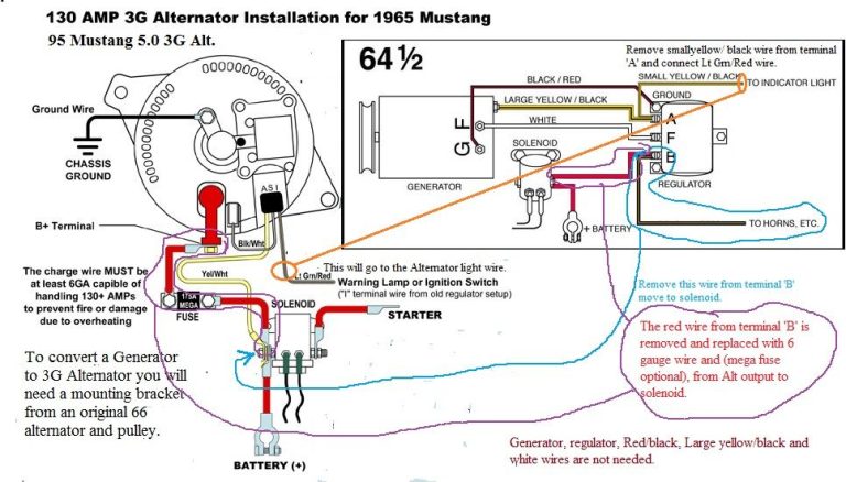 Converting Generator To Alternator Wiring Diagram