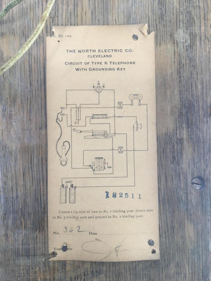 Old Telephone Wiring Diagram