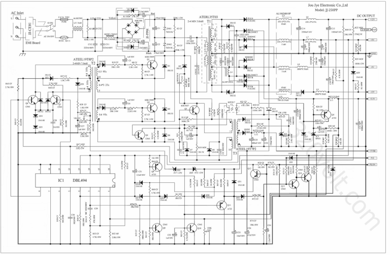 Power Supply Wiring Diagram