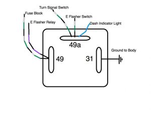 تضيء المارة غير متوافق 4 pin flasher relay wiring diagram