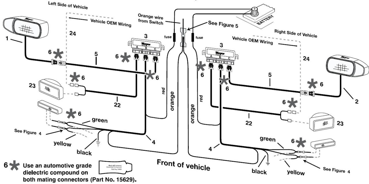 Wiring Diagram For A Boss Snow Plow boss 13 pin wiring harness diagram