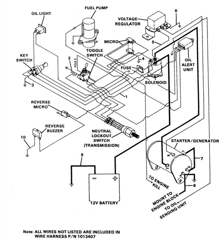 Club Car Battery Wiring Diagram 36 Volt