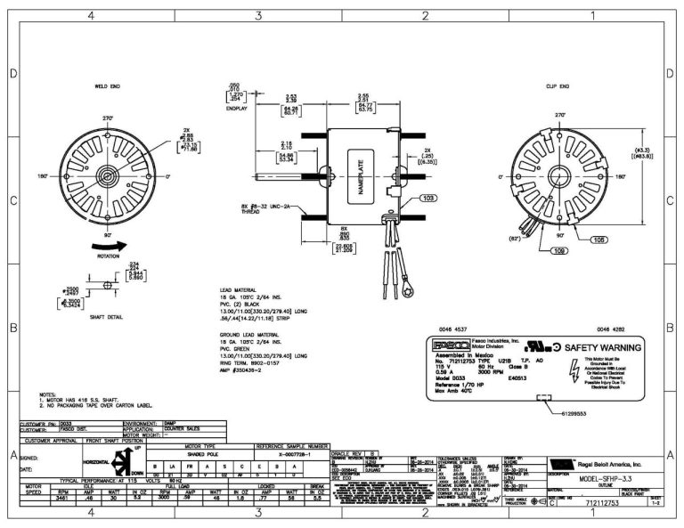 Condenser Motor Wiring Diagram