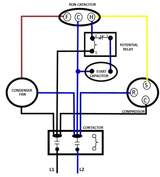 4 Wire Ac Fan Motor Wiring Diagram