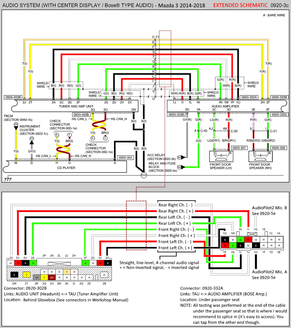 Mazda Radio Wiring Diagram