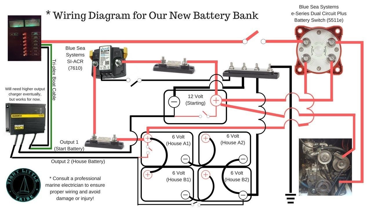 Boat Marine Dual Battery Switch Wiring Diagram