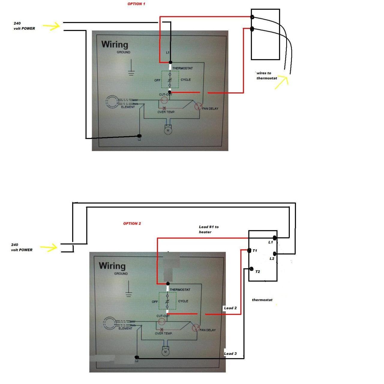 Baseboard Heater Wiring Diagram 240v Blogid