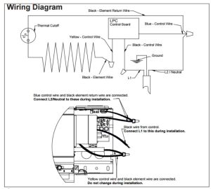 Dimplex Baseboard Heater Thermostat Wiring Diagram