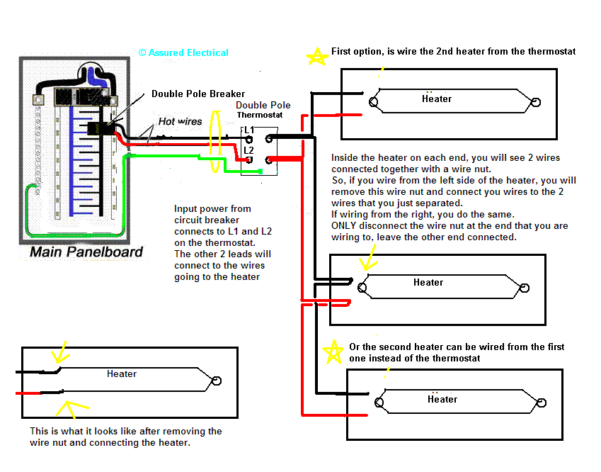 Cadet Baseboard Heater Wiring Diagram