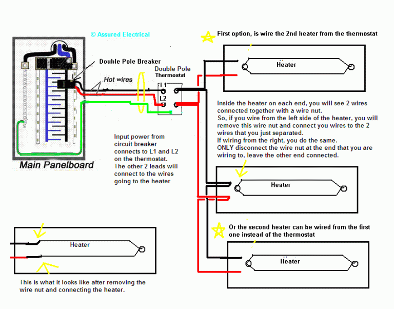 Wiring Diagram For Multiple Baseboard Heaters