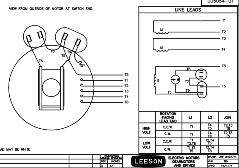 Ac Motor Wiring Diagram Capacitor