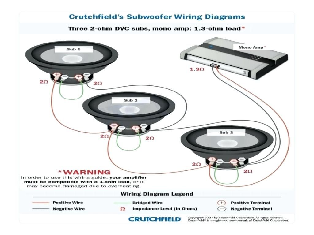 Subwoofer Wiring Diagrams Dual Voice Coil Library With 1 Ohm Diagram
