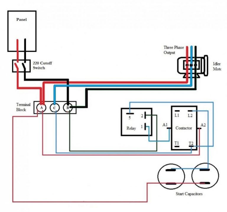 Running Capacitor Wiring Diagram