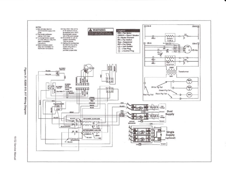 Central Electric Furnace Eb12B Wiring Diagram