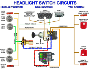 Wiring Diagram For Universal Headlight Switch Wiring Diagram