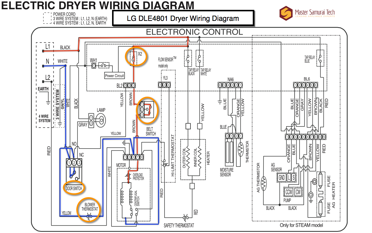 Wiring Diagram Dryer Plug
