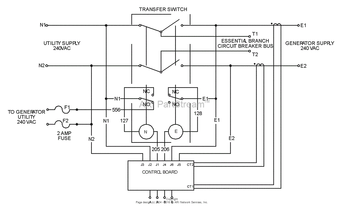 Generac Automatic Transfer Switch Wiring Diagram