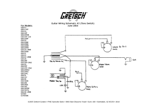 GRETSCH G6073 GUITAR WIRING SCHEMATIC ManualsLib