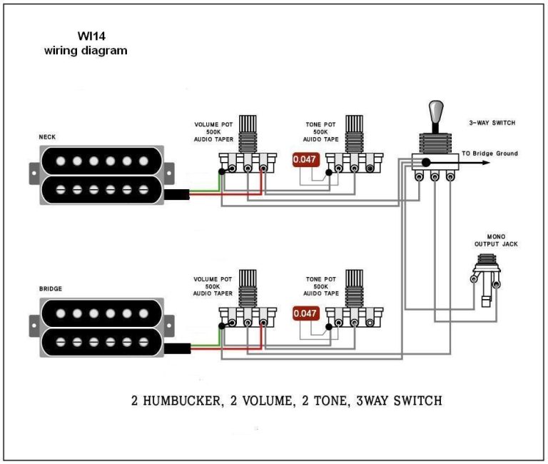 Humbucker Guitar Wiring Diagrams