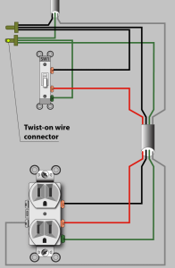 Wiring A Light Switch And Outlet On Same Circuit Diagram Search Best