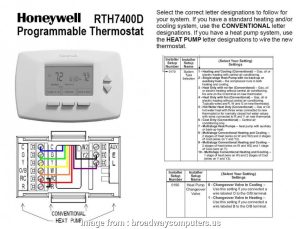 Honeywell Thermostat Th3110D1008 Wiring Diagram Creative Heat Pump