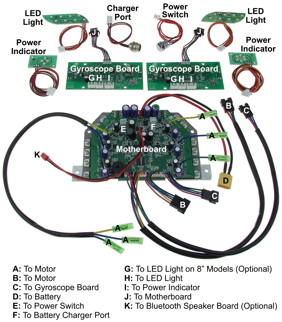 Schematic Hoverboard Wiring Diagram