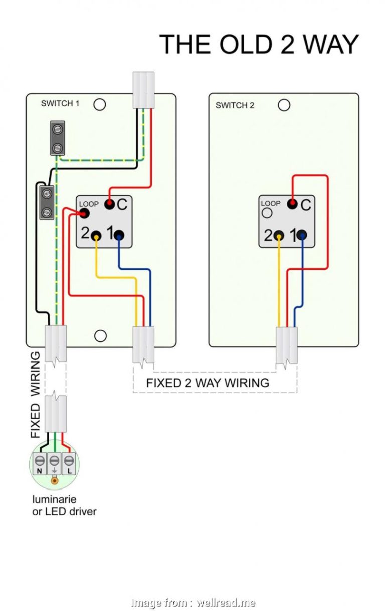 Wiring Diagram For One Light With Two Switches