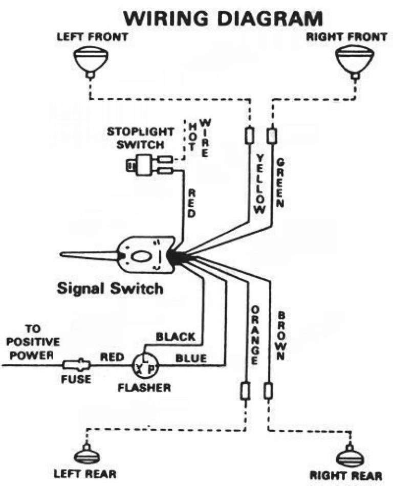 3 Wire Brake Light Turn Signal Wiring Diagram