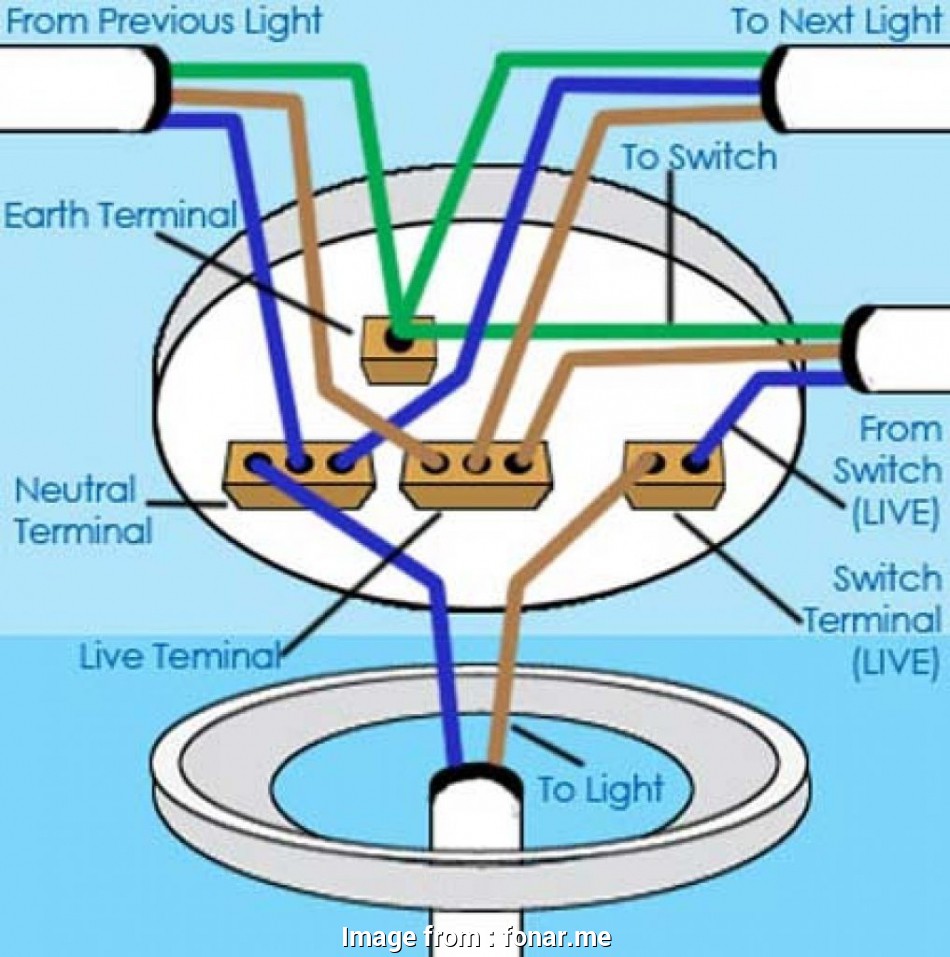 How To Wiring A Ceiling Light New Ceiling Light Wiring Diagram Lamps