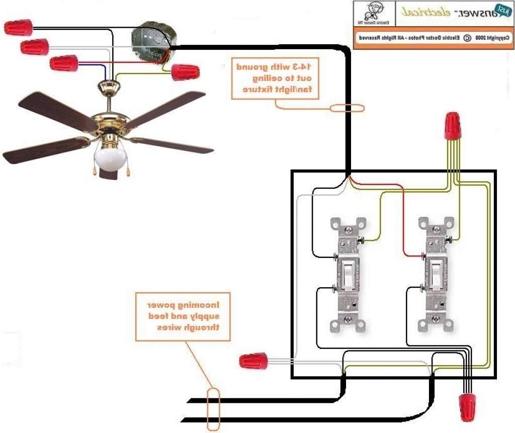 Ceiling Fan With Light And Remote Wiring Diagram