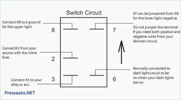 Wiring Diagram For Illuminated Rocker Switch