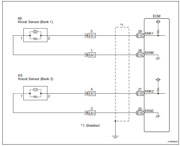 Knock Sensor Wiring Diagram