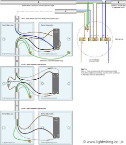 3 way lighting circuit Light wiring
