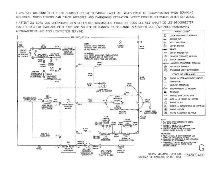 Wiring Diagram For A Kenmore Dryer