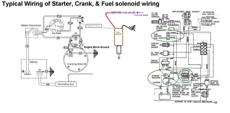 Diesel Fuel Shut Off Solenoid Wiring Diagram