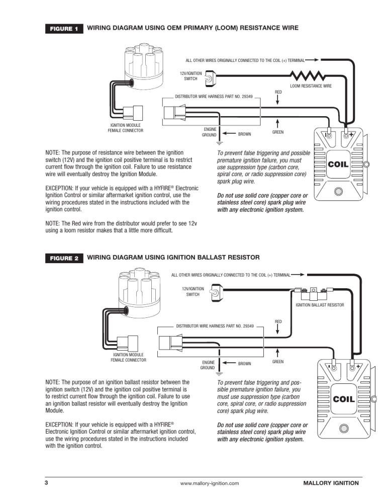 Mallory Distributor Wiring Diagram