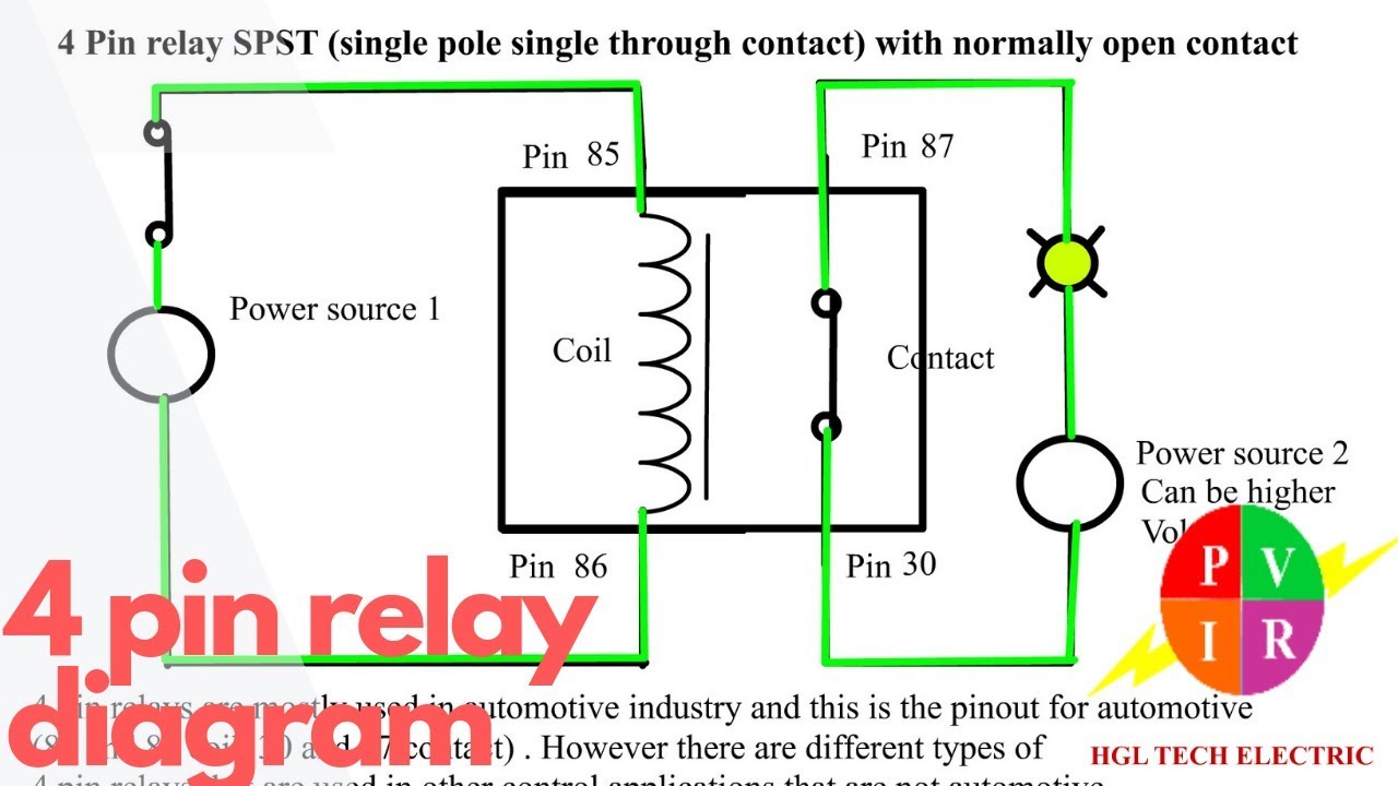 Wiring Diagram For 6 Pin Relay