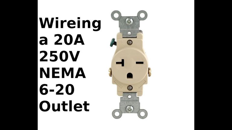 Nema 6-20 Plug Wiring Diagram