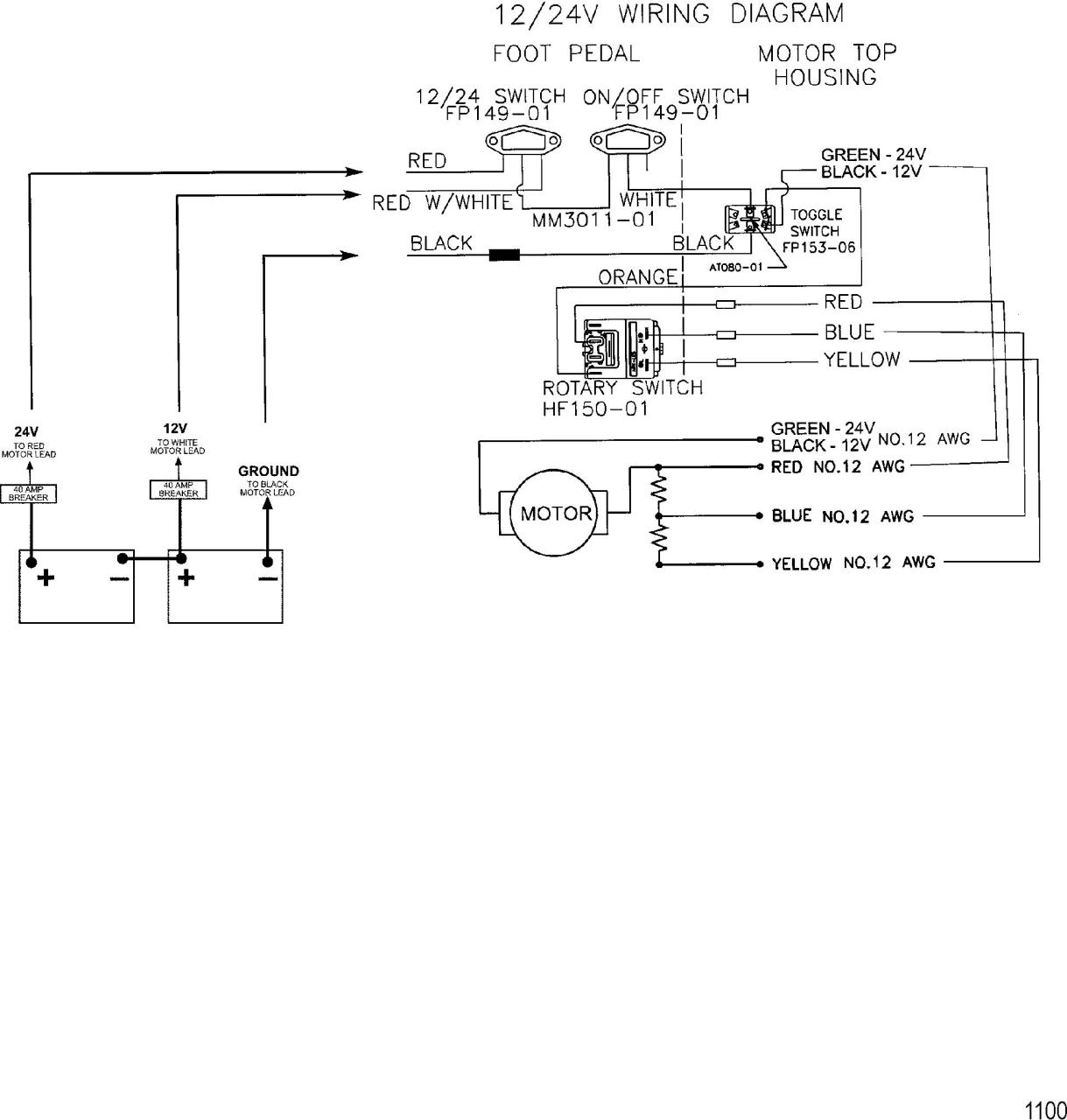 12 24 Volt Trolling Motor Wiring Diagram